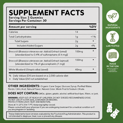 NeuroBrocc Kids Sulforaphane Gummies